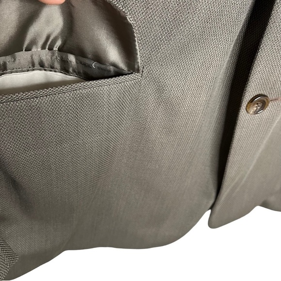 Corneliani 100% wool men’s 3 button gray tailored blazer - Picture 4 of 8